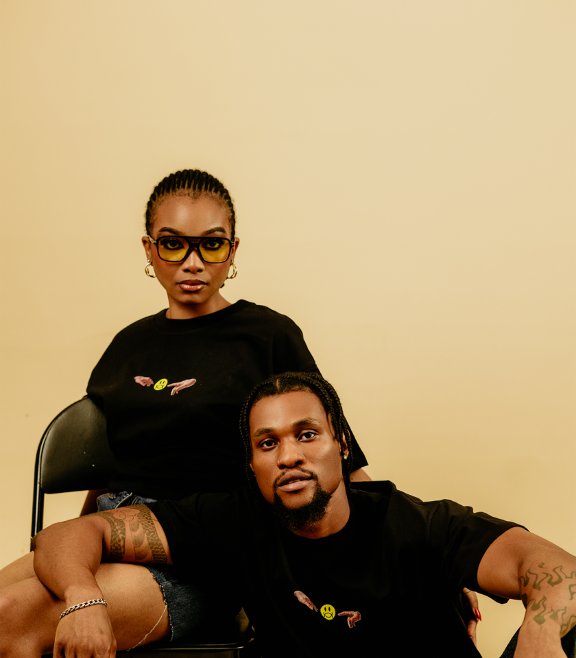 BuckFoy Hand Of God Graphic Boxy Tee in Black - Image 4