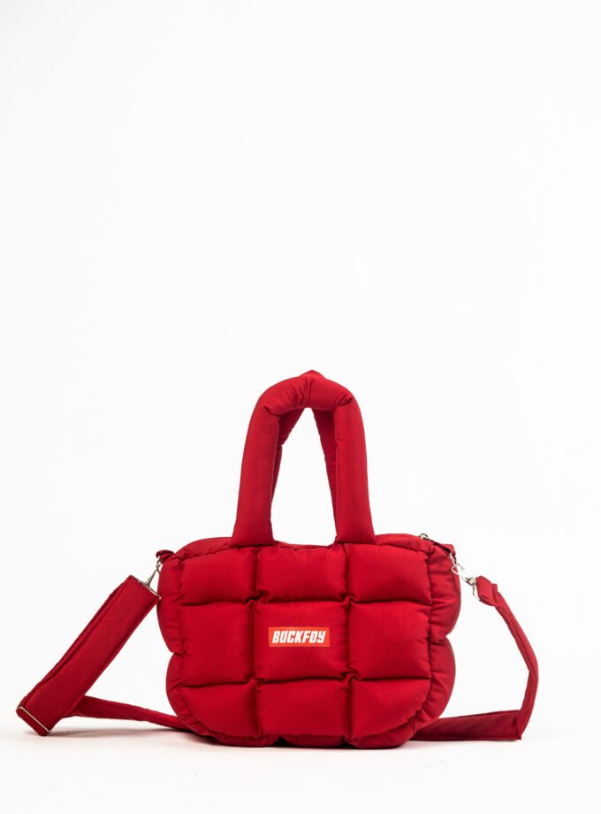 BuckFoy Puffer Mini Bag in Red