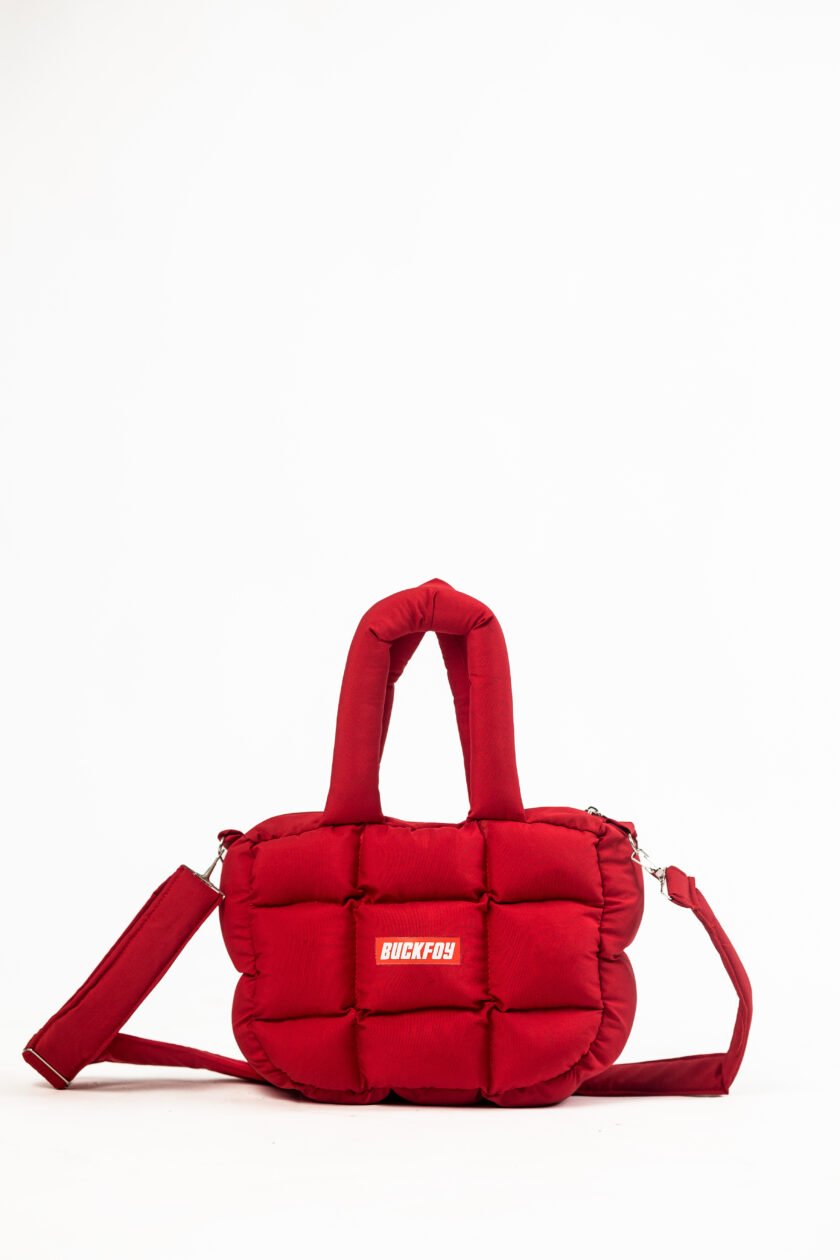 BuckFoy Puffer Mini Bag in Red