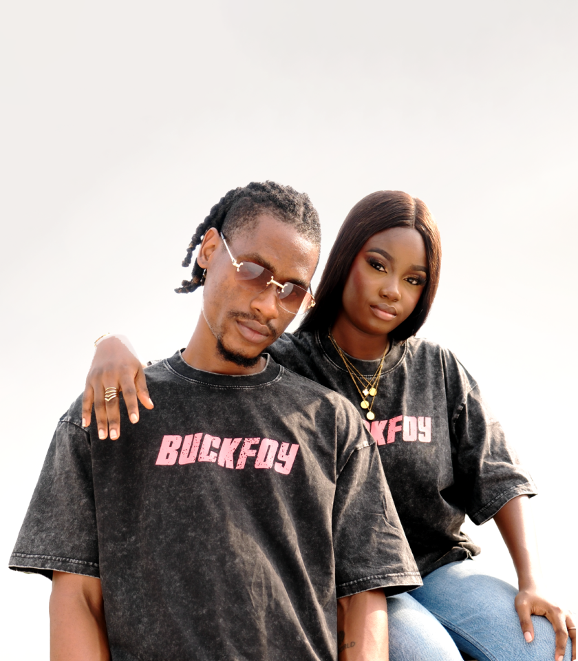 More Love Unisex Graphic Tee in Black Acid Wash
