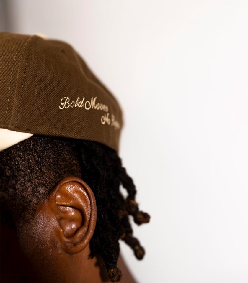 Logo Baseball Hat in Two Tone Brown - Image 2