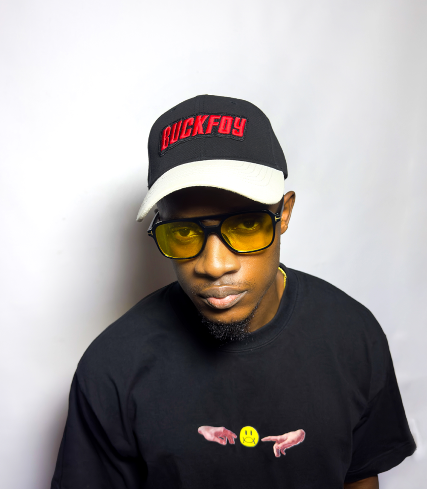 Logo Baseball Hat in Reverse Two Tone Monochrome
