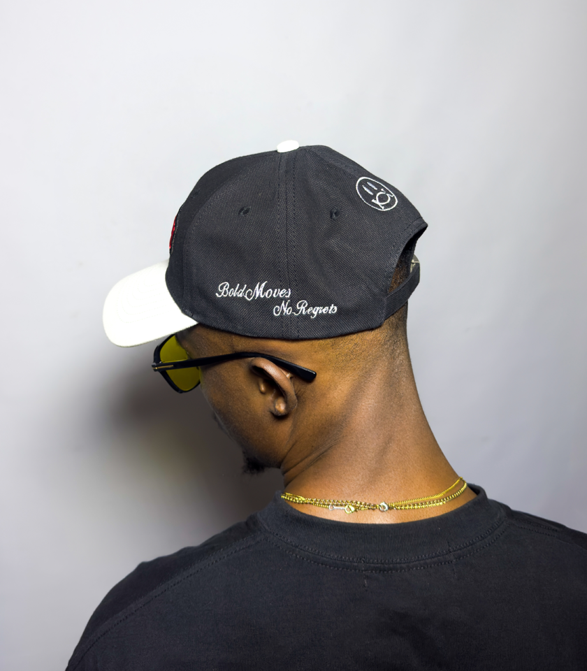 Logo Baseball Hat in Reverse Two Tone Monochrome - Image 5
