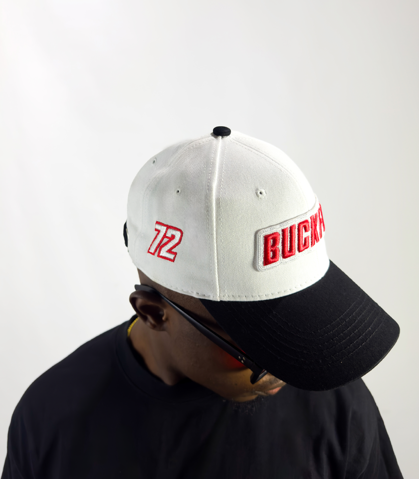 Logo Baseball Hat in Two Tone Monochrome - Image 3