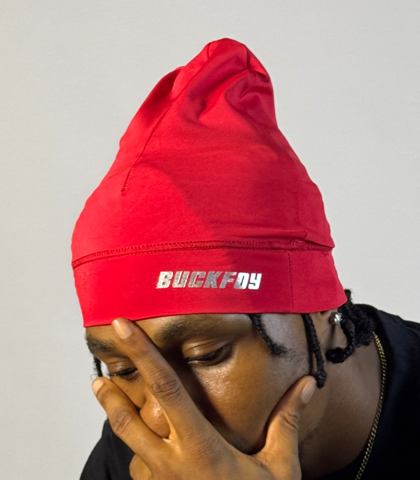 Skull Cap - Red - Image 3