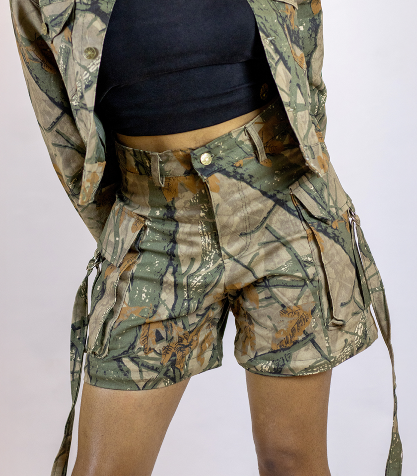 Zip-Off Cargo Pants in Tree Camo - Image 4