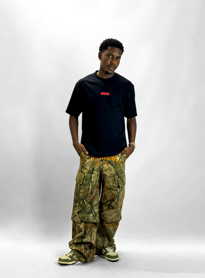 Zip-Off Cargo Pants in Tree Camo