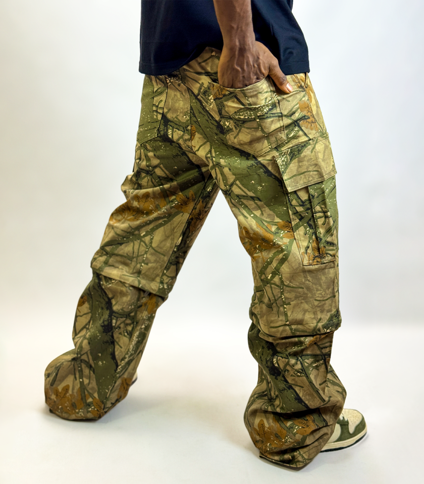Zip-Off Cargo Pants in Tree Camo - Image 4