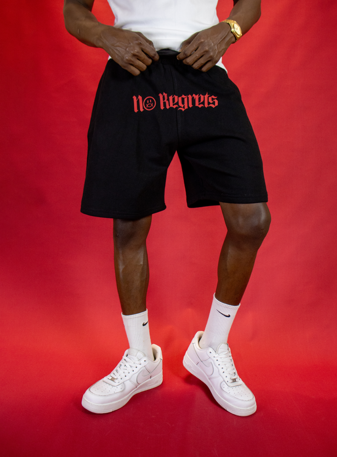 No Regrets Sweatshorts In Black
