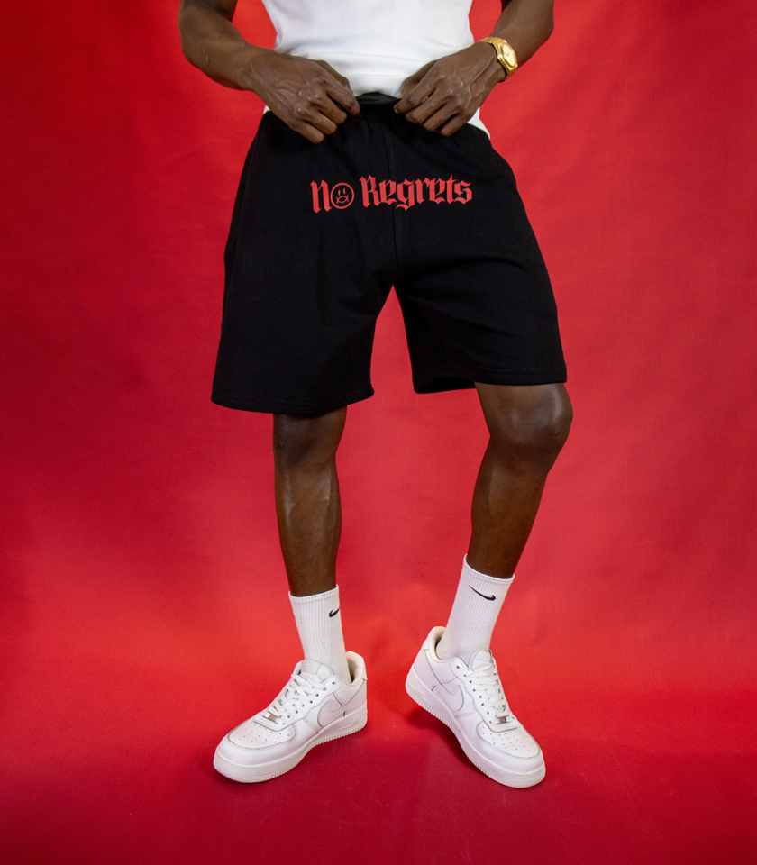 No Regrets Sweatshorts In Black